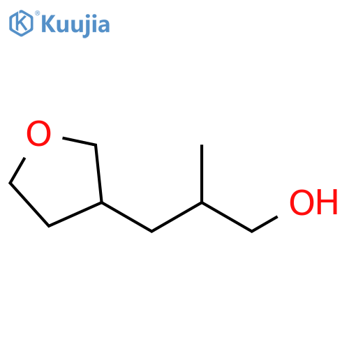 2-methyl-3-(oxolan-3-yl)propan-1-ol structure