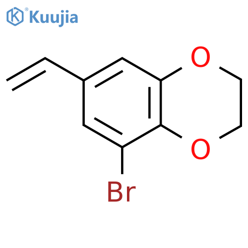 5-bromo-7-ethenyl-2,3-dihydro-1,4-benzodioxine structure