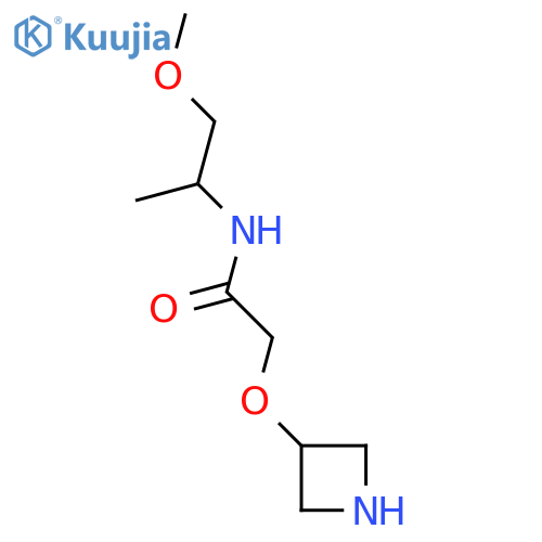 2-(azetidin-3-yloxy)-N-(1-methoxypropan-2-yl)acetamide structure