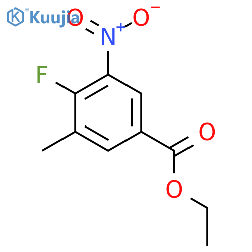 Ethyl 4-fluoro-3-methyl-5-nitrobenzoate structure