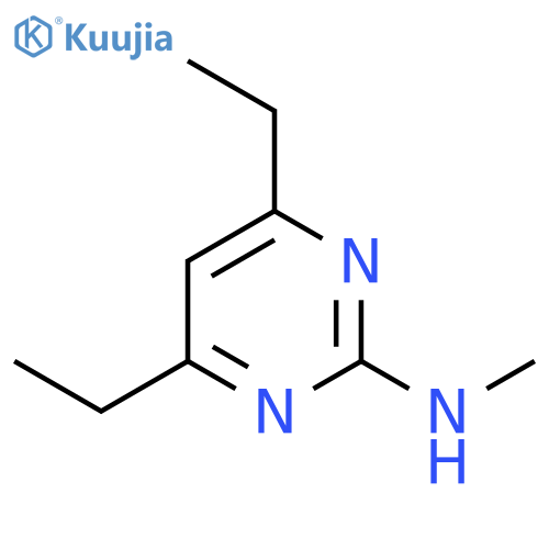 4,6-Diethyl-n-methylpyrimidin-2-amine structure