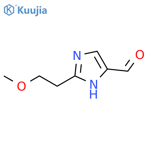 1H-Imidazole-5-carboxaldehyde, 2-(2-methoxyethyl)- structure