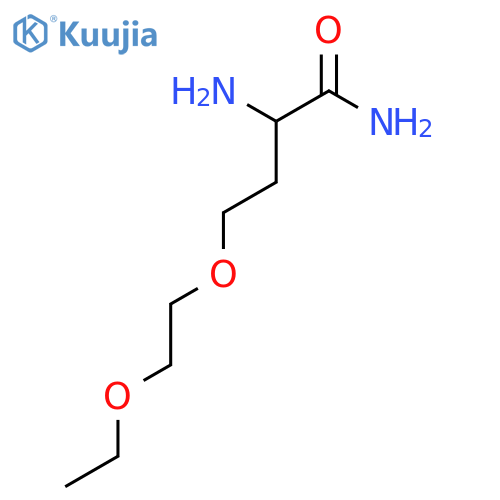 2-Amino-4-(2-ethoxyethoxy)butanamide structure