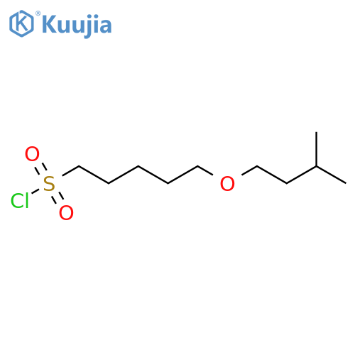 5-(3-methylbutoxy)pentane-1-sulfonyl chloride structure