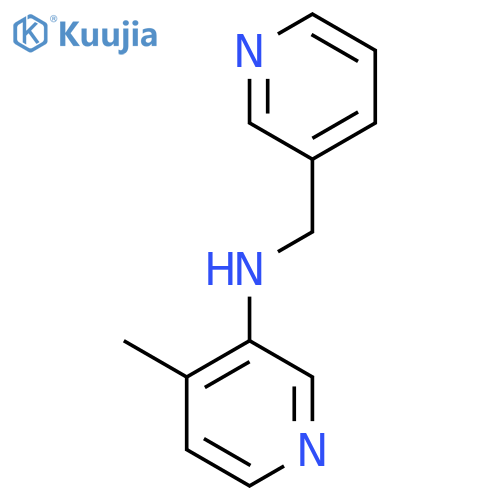 4-methyl-N-[(pyridin-3-yl)methyl]pyridin-3-amine structure