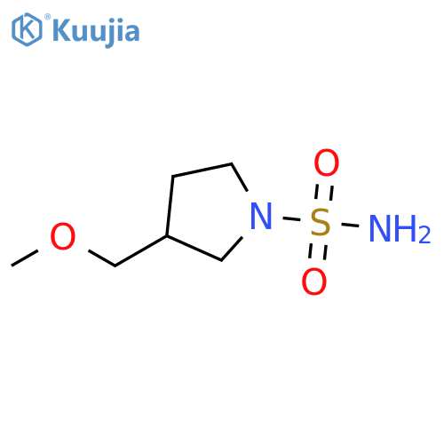 3-(methoxymethyl)pyrrolidine-1-sulfonamide structure