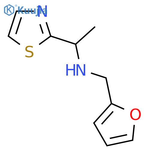 (furan-2-yl)methyl1-(1,3-thiazol-2-yl)ethylamine structure