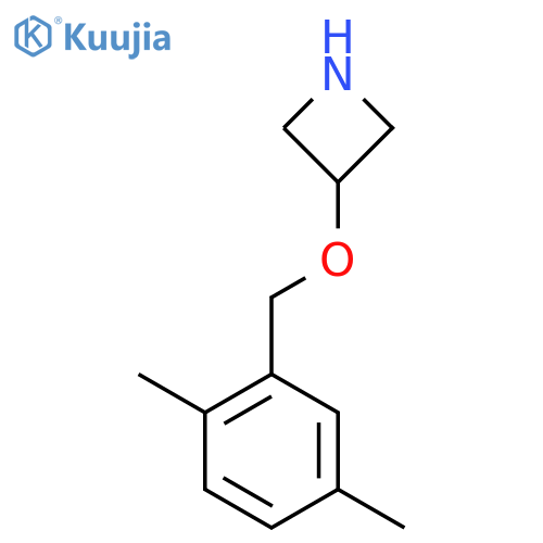 3-[(2,5-Dimethylphenyl)methoxy]azetidine structure