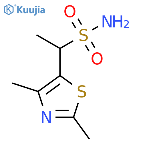 1-(2,4-Dimethyl-1,3-thiazol-5-yl)ethanesulfonamide structure