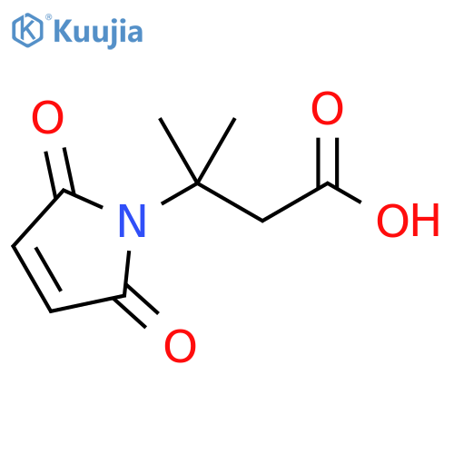 3-(2,5-dioxo-2,5-dihydro-1H-pyrrol-1-yl)-3-methylbutanoic acid structure