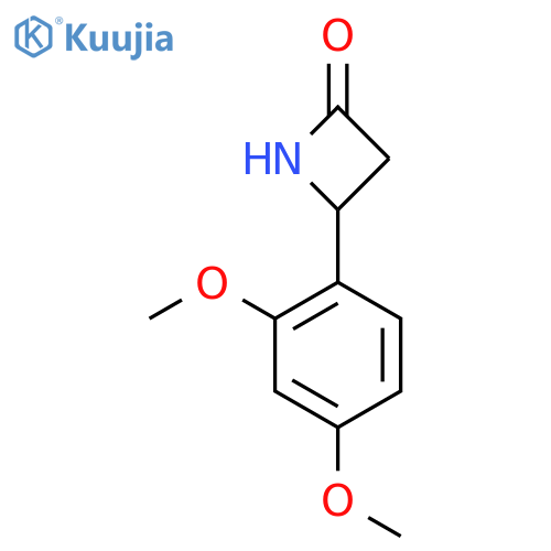 4-(2,4-dimethoxyphenyl)azetidin-2-one structure