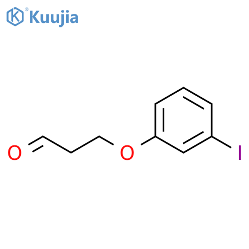 3-(3-iodophenoxy)propanal structure