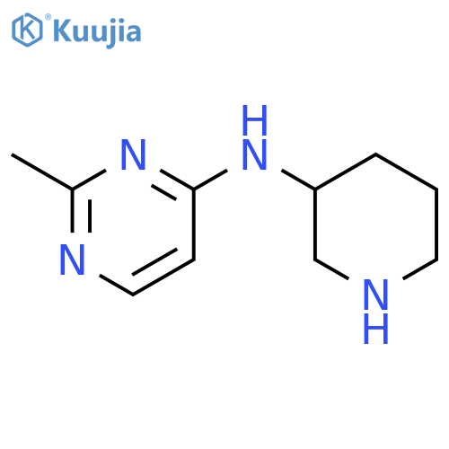 2-methyl-N-(piperidin-3-yl)pyrimidin-4-amine structure
