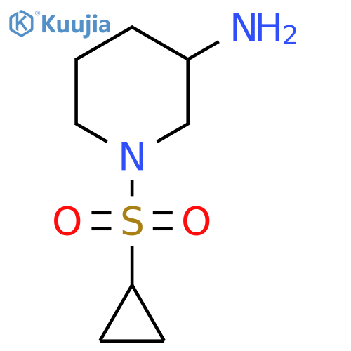 1-(Cyclopropanesulfonyl)piperidin-3-amine structure