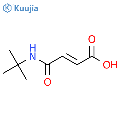 (2E)-3-(tert-butylcarbamoyl)prop-2-enoic acid structure