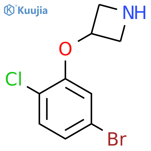 3-(5-bromo-2-chlorophenoxy)azetidine structure