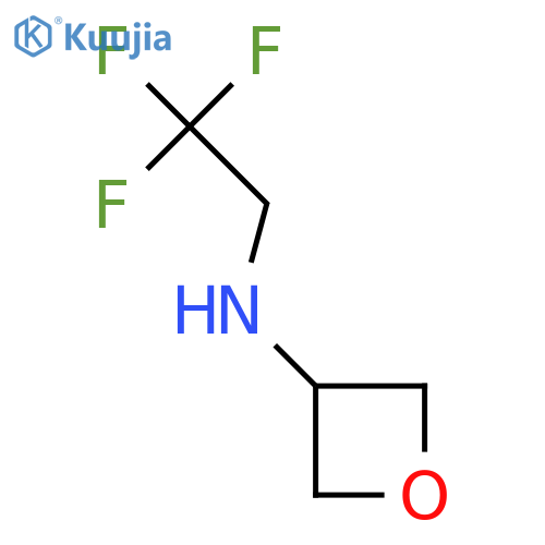 N-(2,2,2-Trifluoroethyl)oxetan-3-amine structure