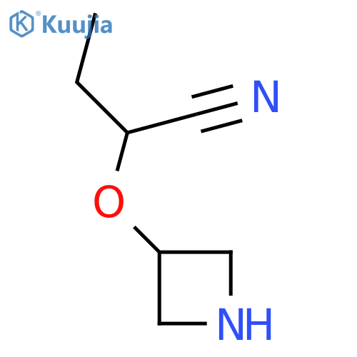 2-(Azetidin-3-yloxy)butanenitrile structure