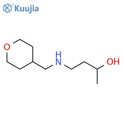 4-{[(oxan-4-yl)methyl]amino}butan-2-ol structure