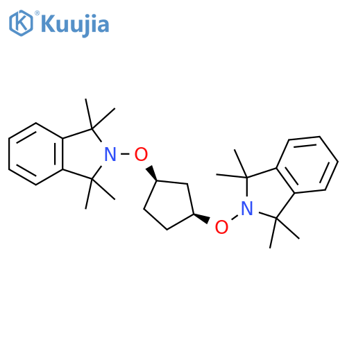 1H-Isoindole, 2,2'-[1,3-cyclopentanediylbis(oxy)]bis[2,3-dihydro-1,1,3,3-tetramethyl-, cis- (9CI) structure