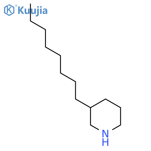 3-octylpiperidine structure