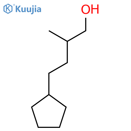 4-Cyclopentyl-2-methylbutan-1-ol structure