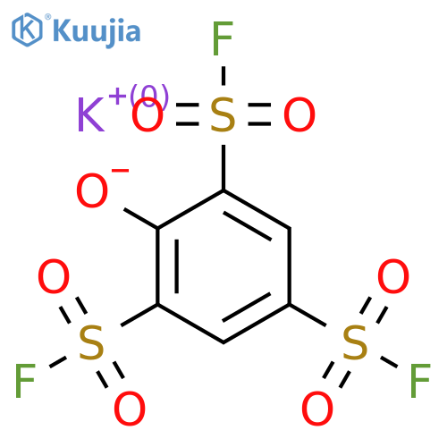 potassium 2,4,6-tris(fluorosulfonyl)benzen-1-olate structure