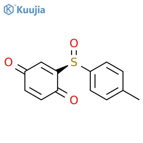 2,5-Cyclohexadiene-1,4-dione, 2-[(S)-(4-methylphenyl)sulfinyl]- structure