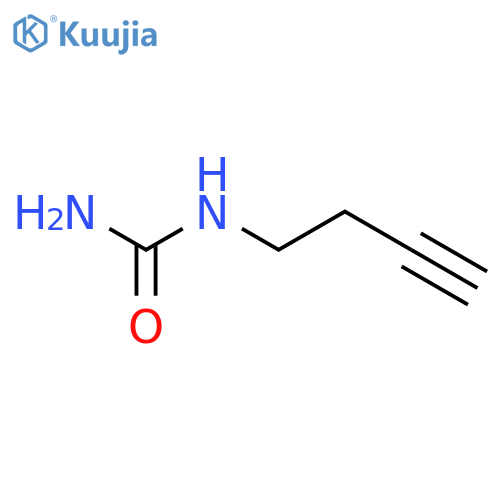 (But-3-yn-1-yl)urea structure