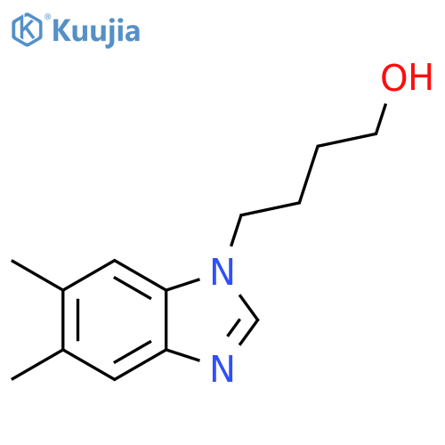 1H-Benzimidazole-1-butanol, 5,6-dimethyl- structure