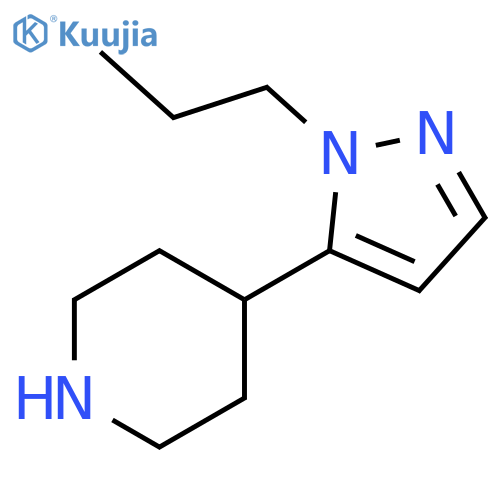 4-(1-propyl-1H-pyrazol-5-yl)piperidine structure