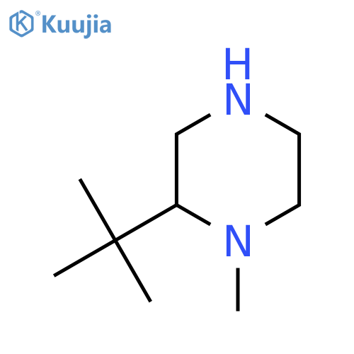 2-Tert-butyl-1-methylpiperazine structure