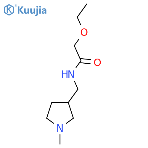 2-ethoxy-N-[(1-methylpyrrolidin-3-yl)methyl]acetamide structure