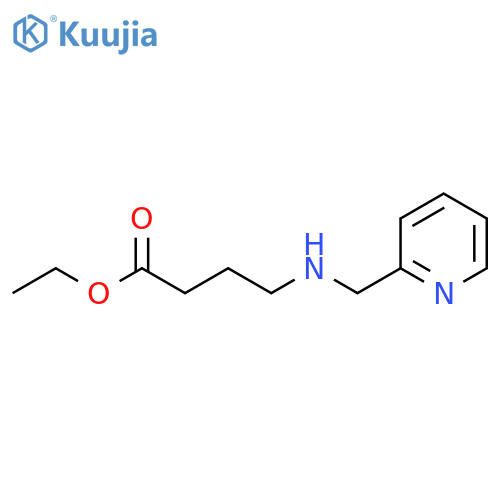 ethyl 4-{(pyridin-2-yl)methylamino}butanoate structure
