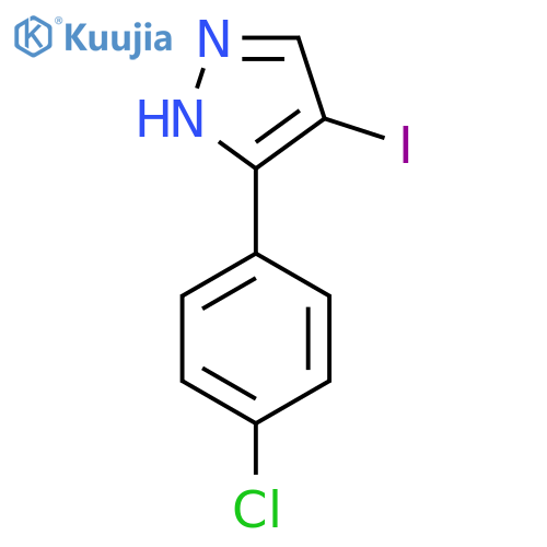 3-(4-Chlorophenyl)-4-iodo-1H-pyrazole structure