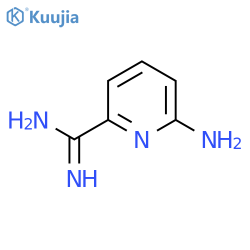 6-aminopyridine-2-carboximidamide structure