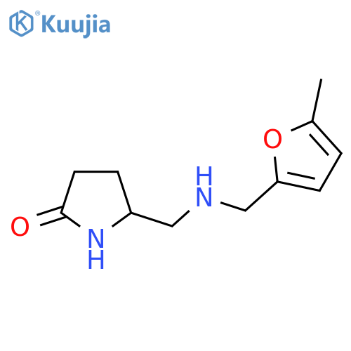 2-Pyrrolidinone, 5-[[[(5-methyl-2-furanyl)methyl]amino]methyl]- structure