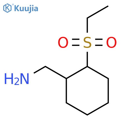 [2-(Ethanesulfonyl)cyclohexyl]methanamine structure
