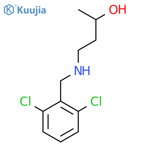 4-{(2,6-dichlorophenyl)methylamino}butan-2-ol structure
