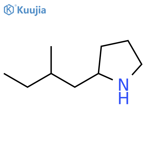 2-(2-methylbutyl)pyrrolidine structure