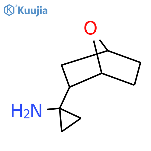 1-{7-oxabicyclo2.2.1heptan-2-yl}cyclopropan-1-amine structure