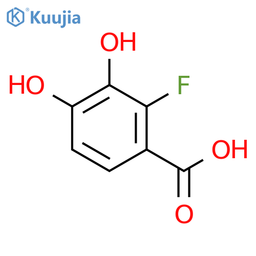 Benzoic acid, 2-fluoro-3,4-dihydroxy- structure