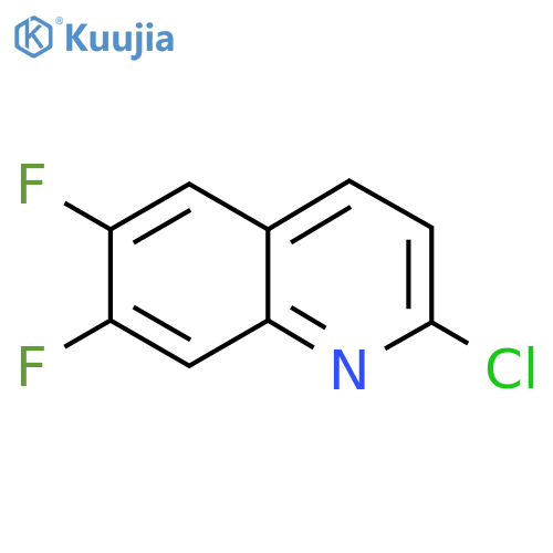 2-Chloro-6,7-difluoroquinoline structure
