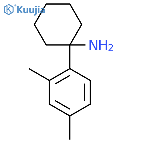 1-(2,4-dimethylphenyl)cyclohexan-1-amine structure