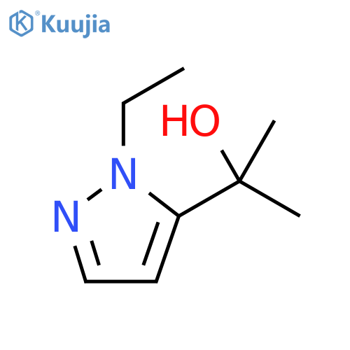 2-(1-ethyl-1H-pyrazol-5-yl)propan-2-ol structure