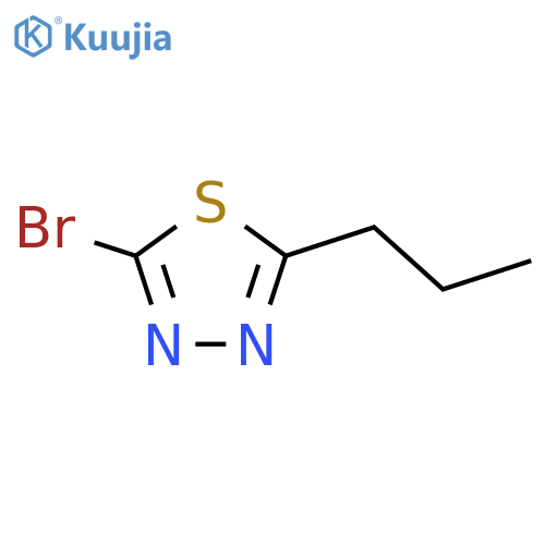 2-Bromo-5-propyl-1,3,4-thiadiazole structure