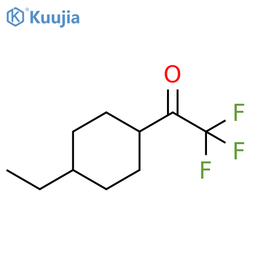 1-(4-ethylcyclohexyl)-2,2,2-trifluoroethan-1-one structure
