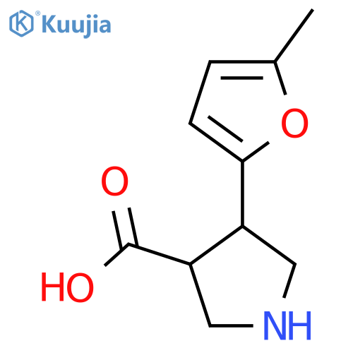 4-(5-Methylfuran-2-yl)pyrrolidine-3-carboxylic acid structure