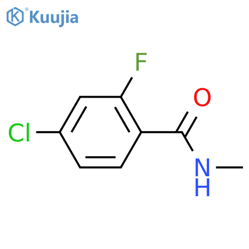 4-Chloro-2-fluoro-N-methylbenzamide structure