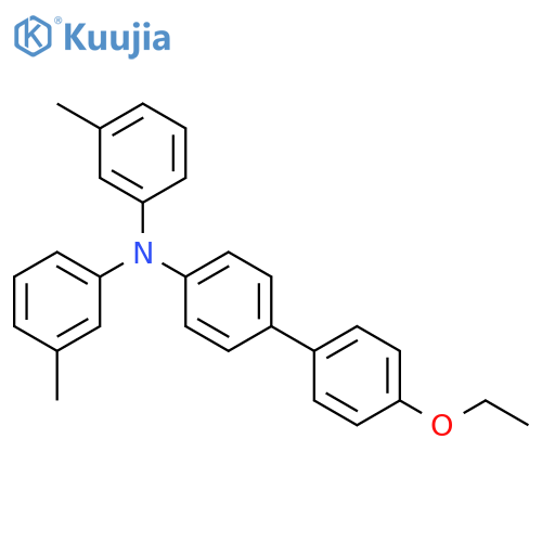 [1,1'-Biphenyl]-4-amine, 4'-ethoxy-N,N-bis(3-methylphenyl)- structure